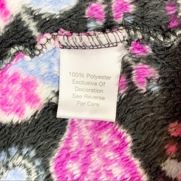 Vera Bradley Hooded Fleece Bathrobe Robe Alpine Floral Cottagecore - Picture 11 of 11